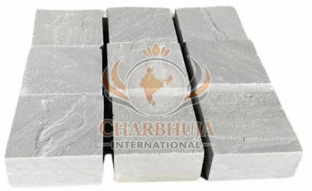 Handcut Grey Sandstone Cobbles