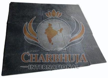 Matte Black Limestone Flooring Tiles