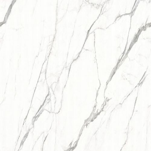 White Statuario Marble Floor Tile