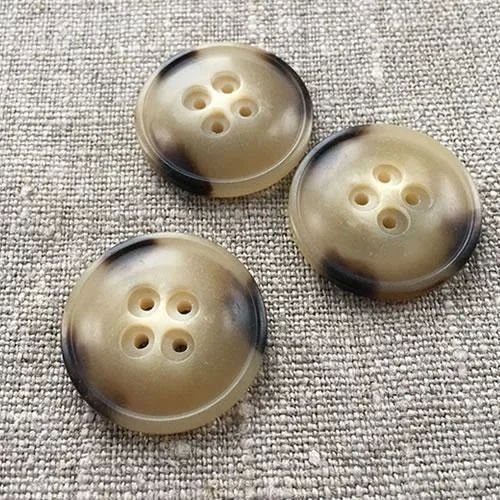 31mm Ox Buffalo Horn Button