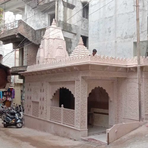 Traditional Pink Sandstone Temple