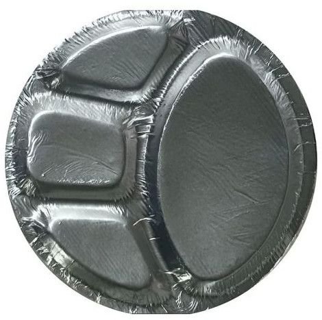Disposable 4 Compartment Paper Plate