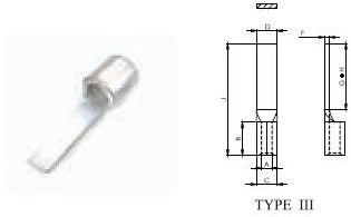 Blade Type Copper Terminal Ends