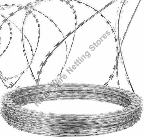 600 Mm Galvanized Concertina Razor Wire
