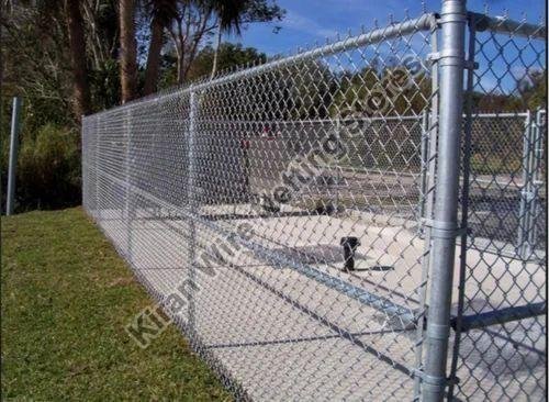 Galvanized Diamond Mesh Fencing