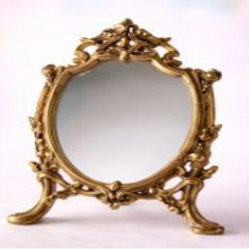Leg On Golden Mirror Frame