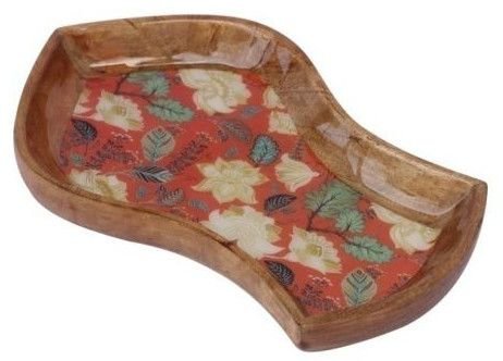 Fish Shape Wooden Tray