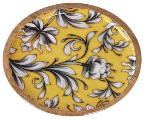 Wooden Round Plate