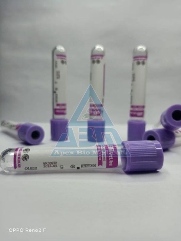 Plastic EDTA K3 Tube