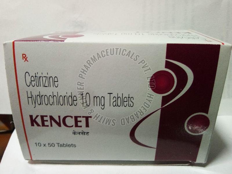 Cetirizine Hydrochloride 10mg Tablets