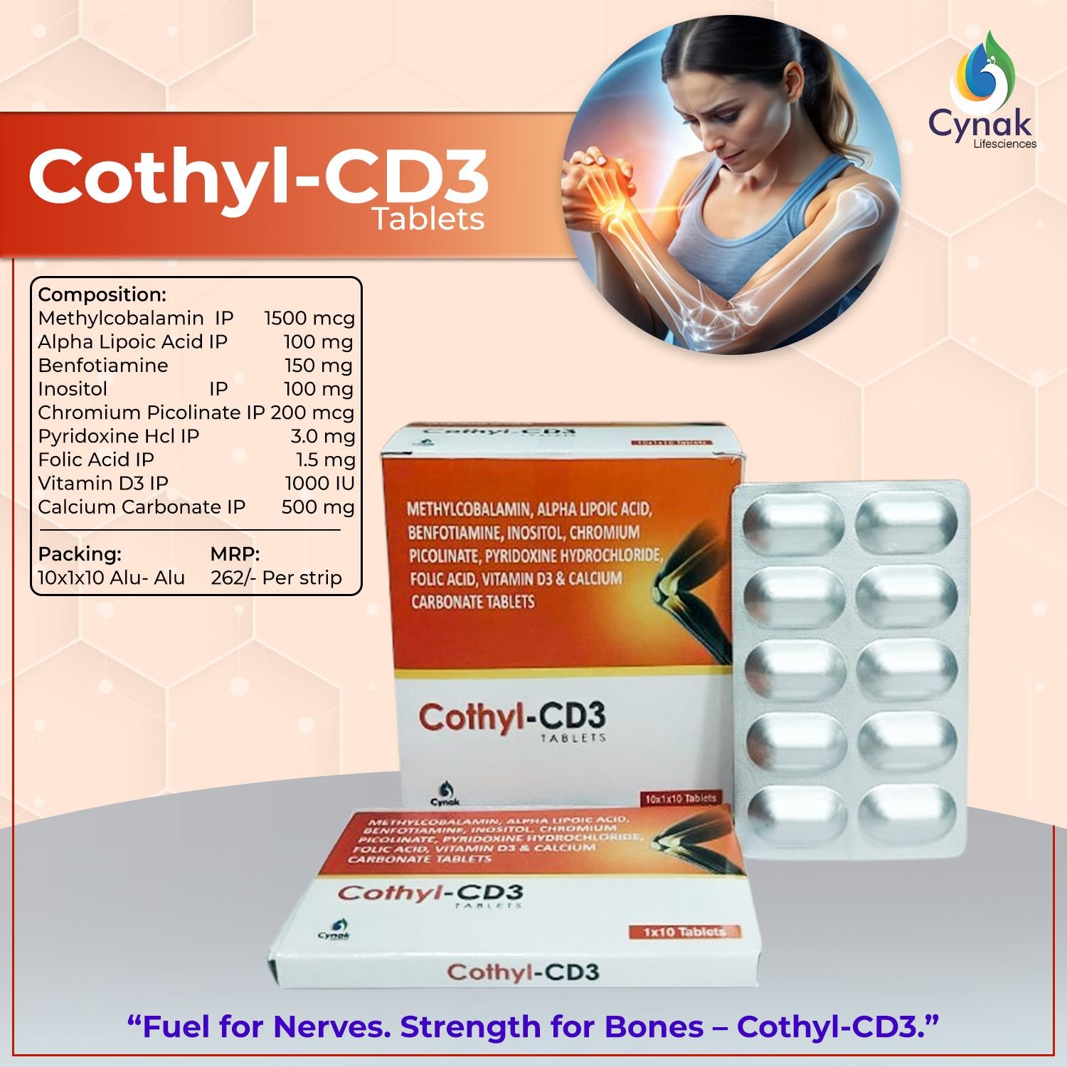 Cothyl CD3 Vitamin D3 Tablets