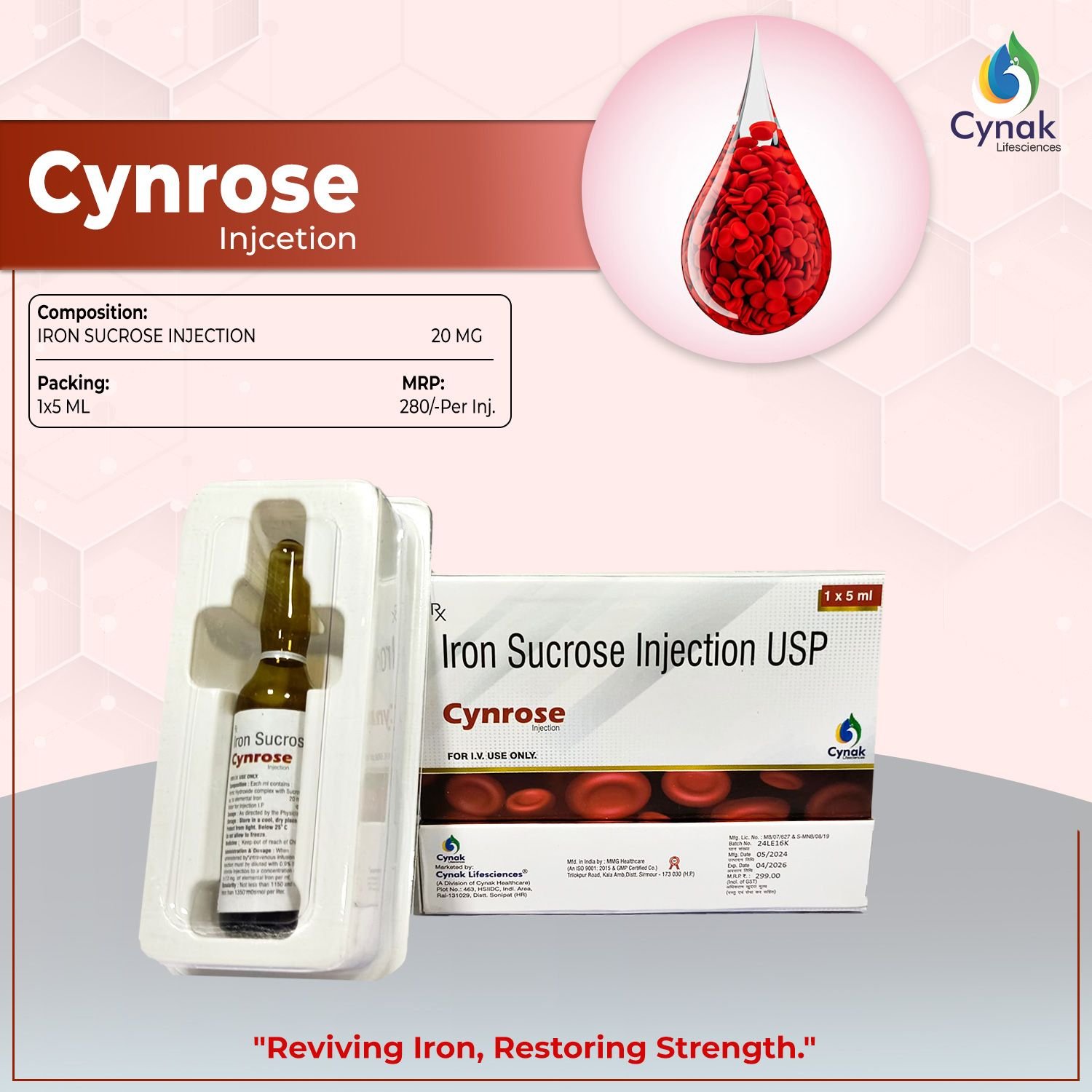 Cynrose Iron Sucrose Injections