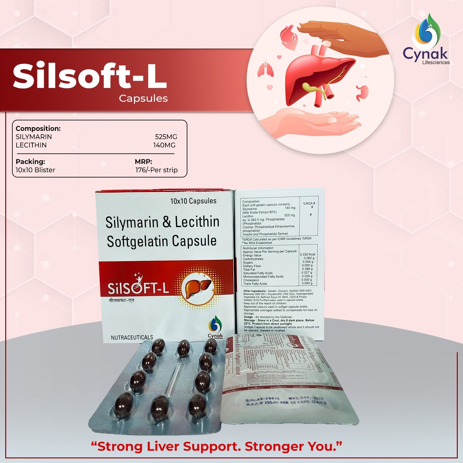 Silsoft Silymarin Lecithin Softgel Capsules