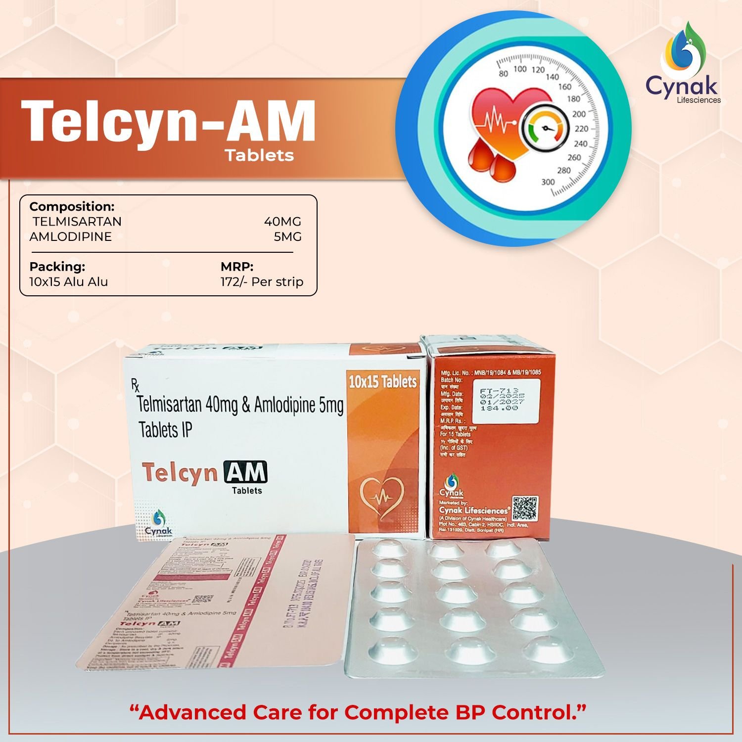 Telcyn Am Telmisartan Amlodipine Tablets