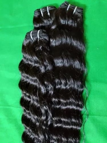 Deep Wavy Machine Weft Human Hair