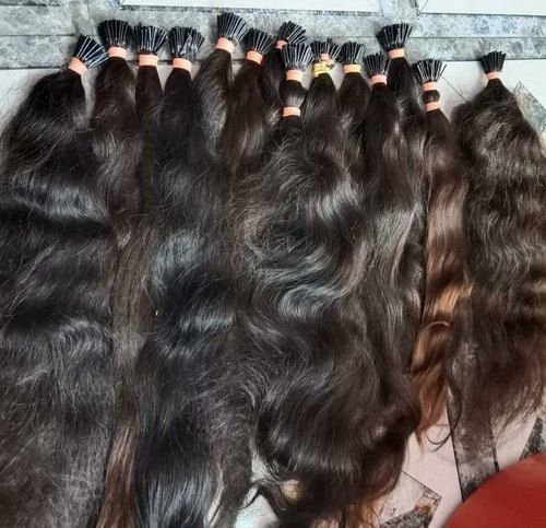 Natural Wavy I Tip Human Hair Extensions