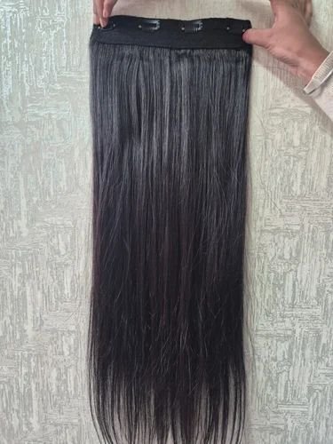 Silky Wavy Clip-In Human Hair Extension