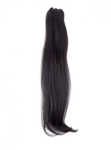 Straight Temple Human Hair Machine Weft