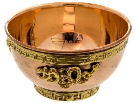 Copper Om Bowl