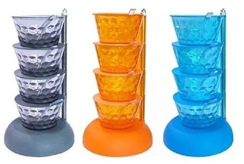 Plastic Pickle Spice Tower Kitchen Container Set