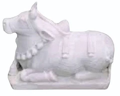 Marble Nandi Statue