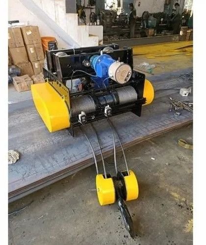6 Ton Industrial Wire Rope Hoist with Motorized Trolley