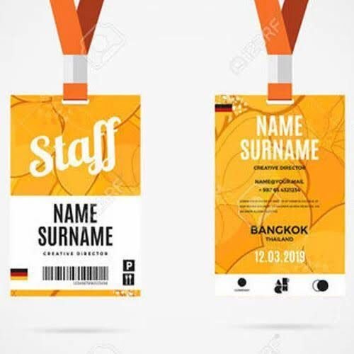Printed ID Card
