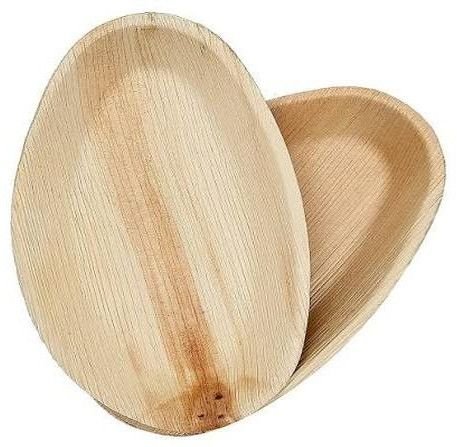 4 Inch Areca Leaf Oval Shaped Bowl