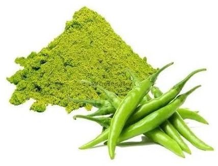 Dehydrated Green Chilli Powder