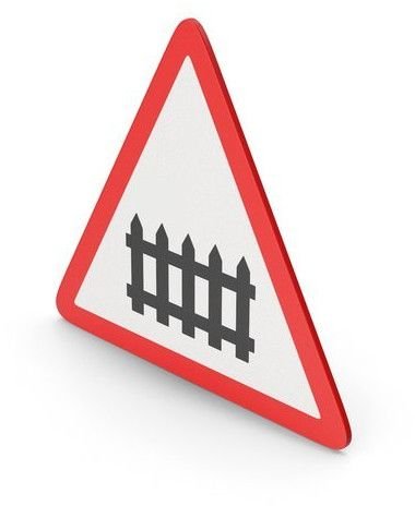 Unmanned Level Crossing Warning Board