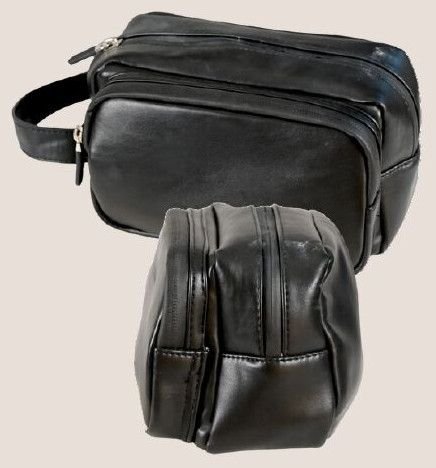 Goat Nappa Leather Toiletry Bag