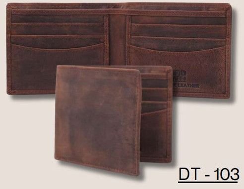 Leather Cut to Cut Wallet