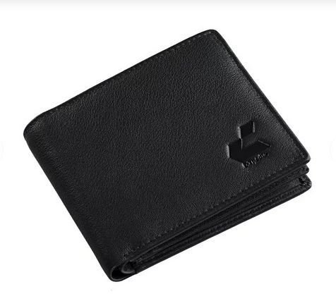 Mens Raven Black Leather Wallet