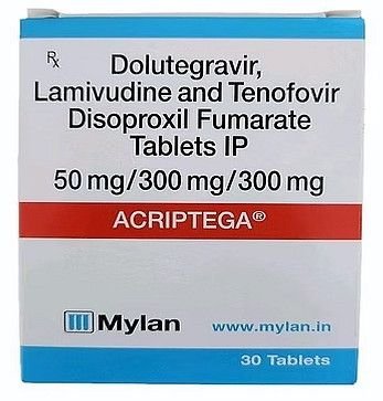 Acriptega Dolutegravir Lamivudine and Tenofovir Disoproxil Fumarate Tablets