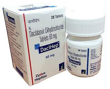 Dacihep 60mg Daclatasvir Dihydrochloride Tablets