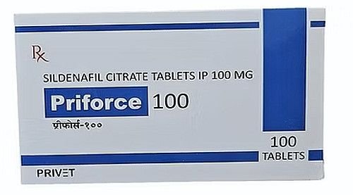 Priforce 100 Sildenafil Citrate Tablets
