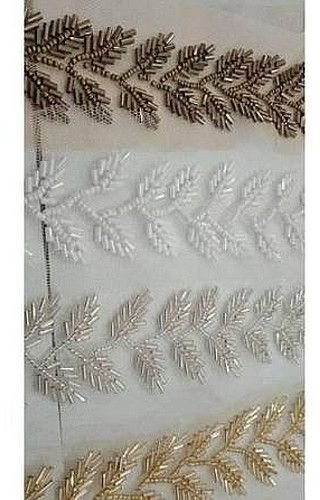Cutdana and Moti Lace