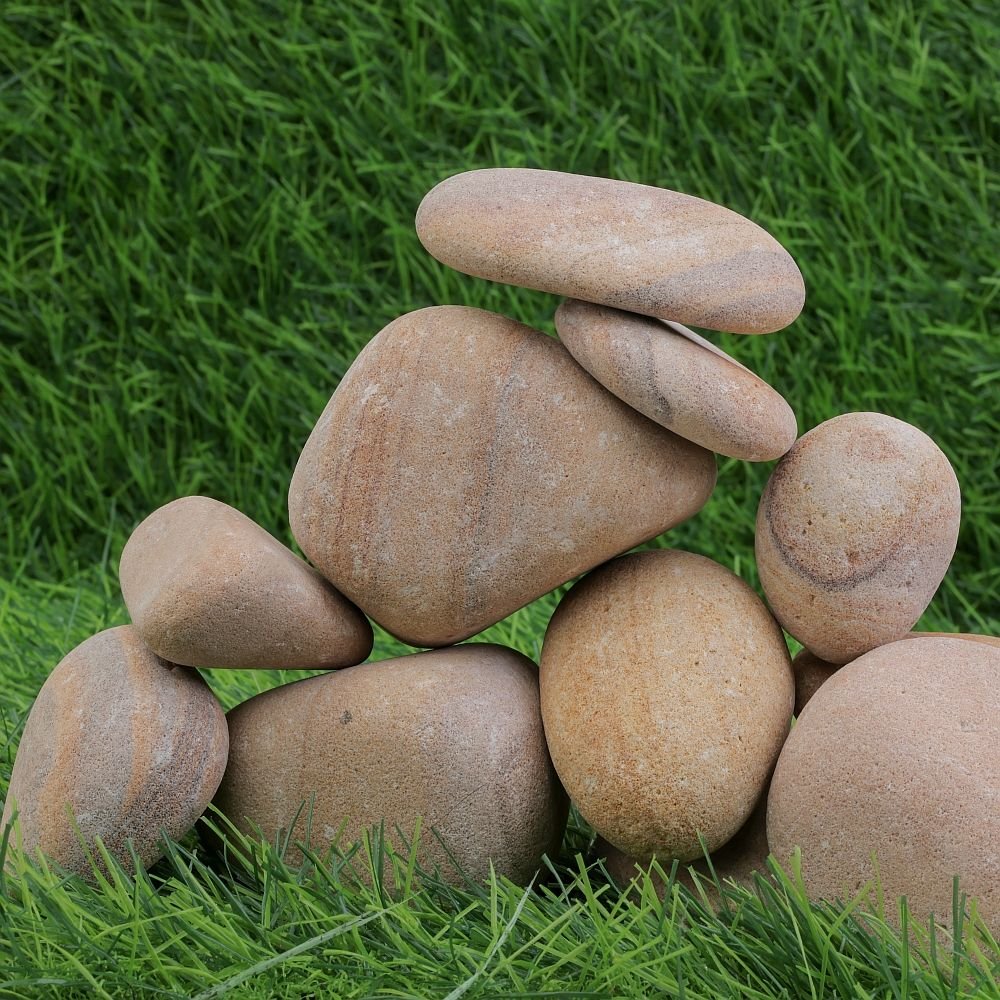 Rainbow Dry Garden Pebbles