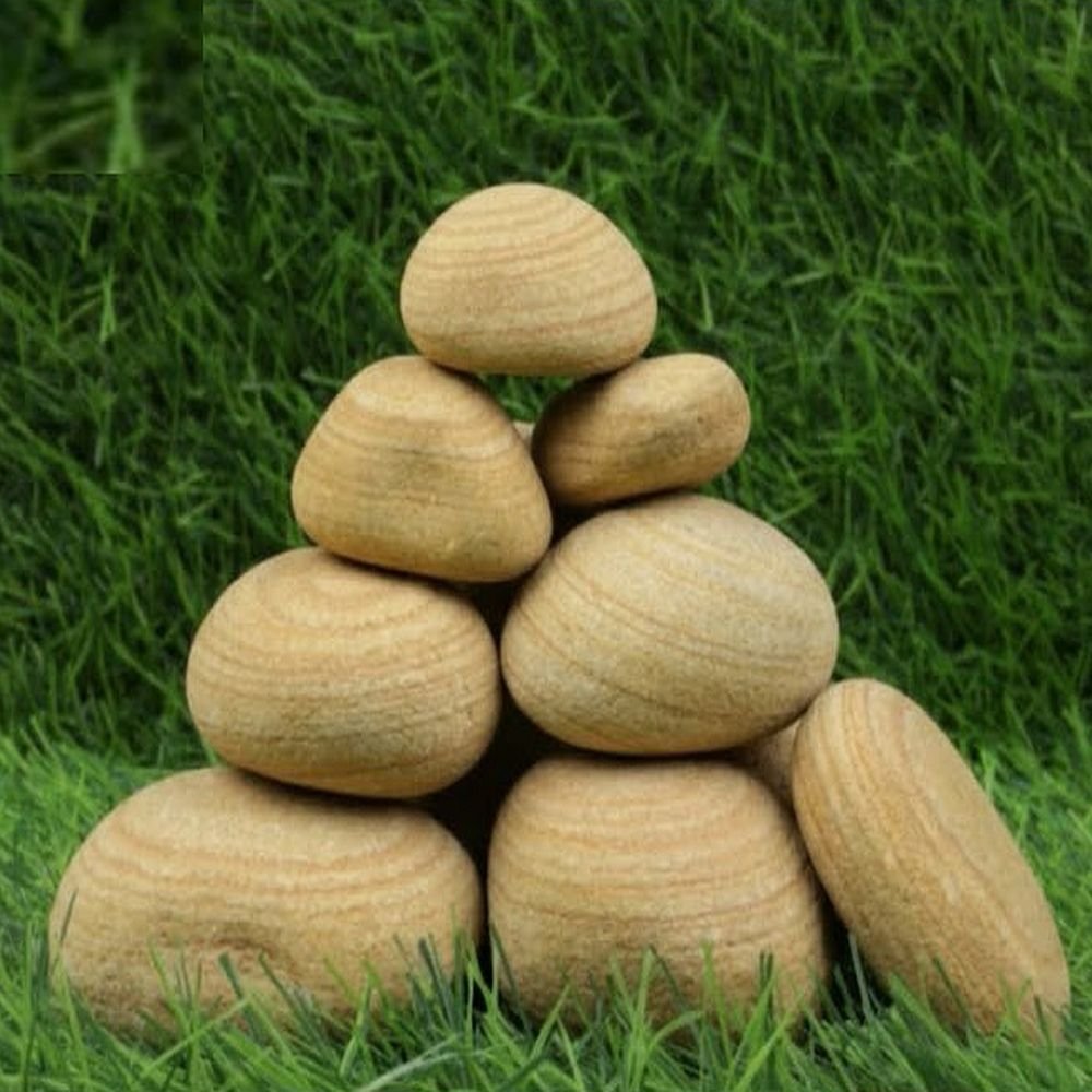 Teak Wood Garden Pebbles