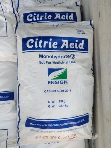 Ensign Citric Acid Monohydrate Powder