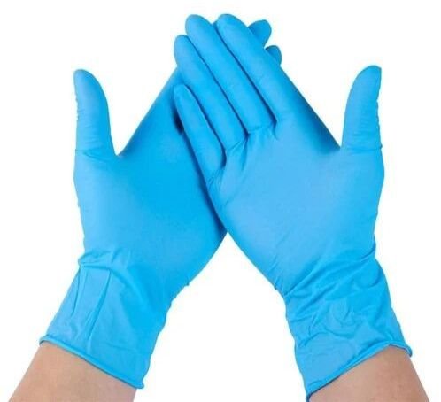 Sky Blue Nitrile Gloves