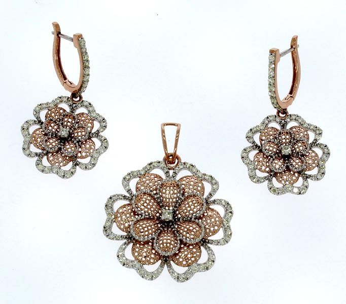 Diamond Pendant Set (DP-2458)