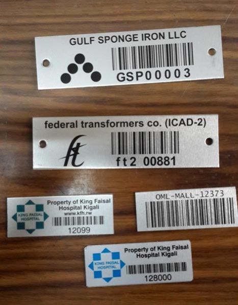 Aluminum Barcode Labels