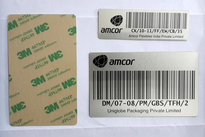 Aluminum Barcode Labels