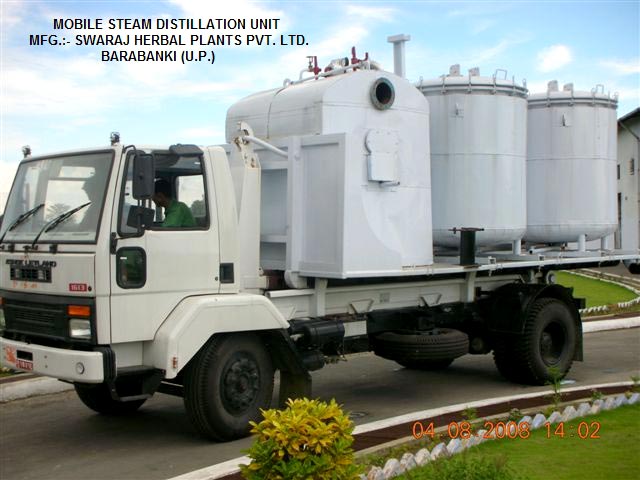 Mobile Steam Distillation Unit