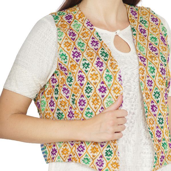Ladies Kantha Jacket 06