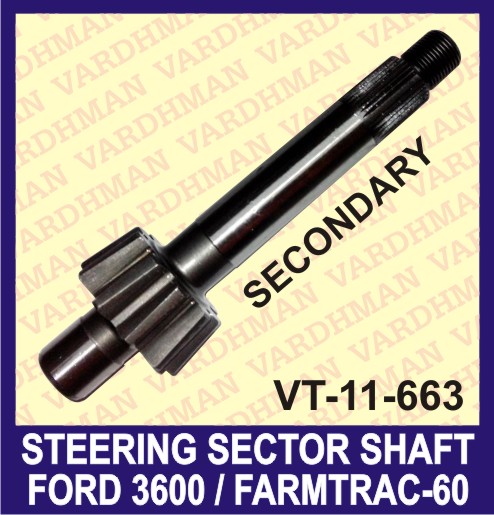 Secondary Steering Sector Shaft