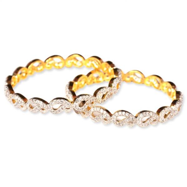 Diamond Solitaire Bangles