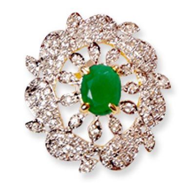 Emarald Cocktail Rings