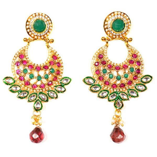 Kundan Diva Earrings